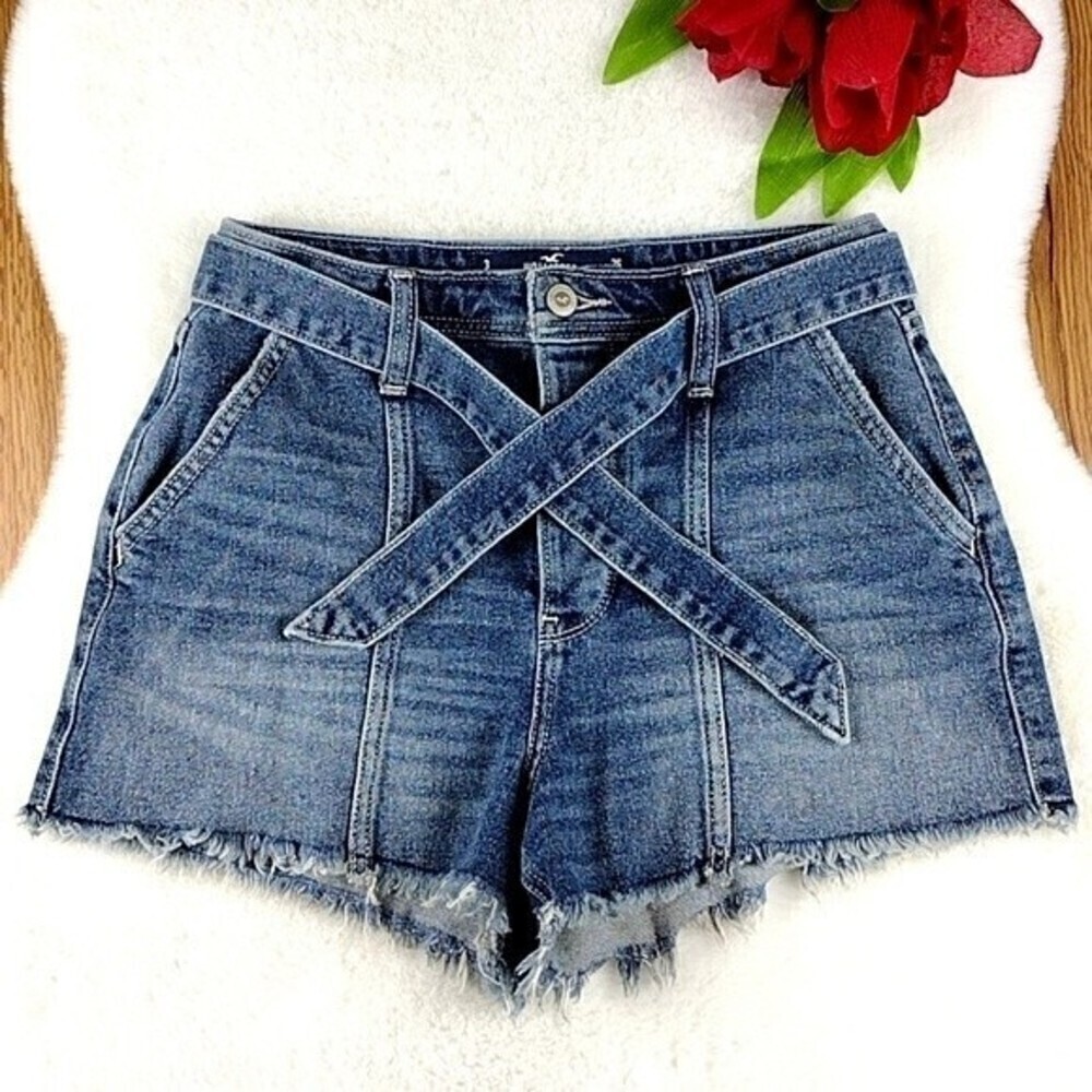 Women's Jean Shorts Mom Shorts Ultra High Rise Mom Shorts Denim Short Button Fly